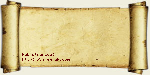 Žanka Srećković vizit kartica